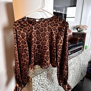 Leopard blouse